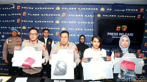 Polisi Karawang Ungkap Pembunuhan Wanita di Saluran Drainase Polisi Karawang Ungkap Pembunuhan Wanita di Saluran Drainase